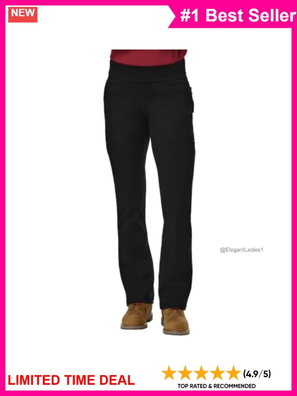 Bulwark FR Women's Flex Knit Work Pant Bootcut Utility Pocket Cat 2